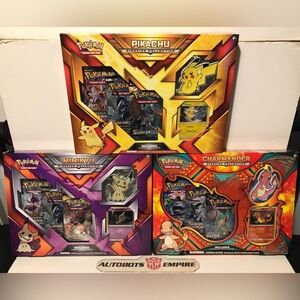POKEMON PIKACHU CHARMANDER MIMIKYU SIDEKICK SET Cards Voltage Charizard V Ex Lot